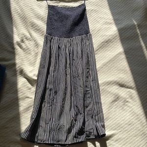 Rag and bone midi strapless dress